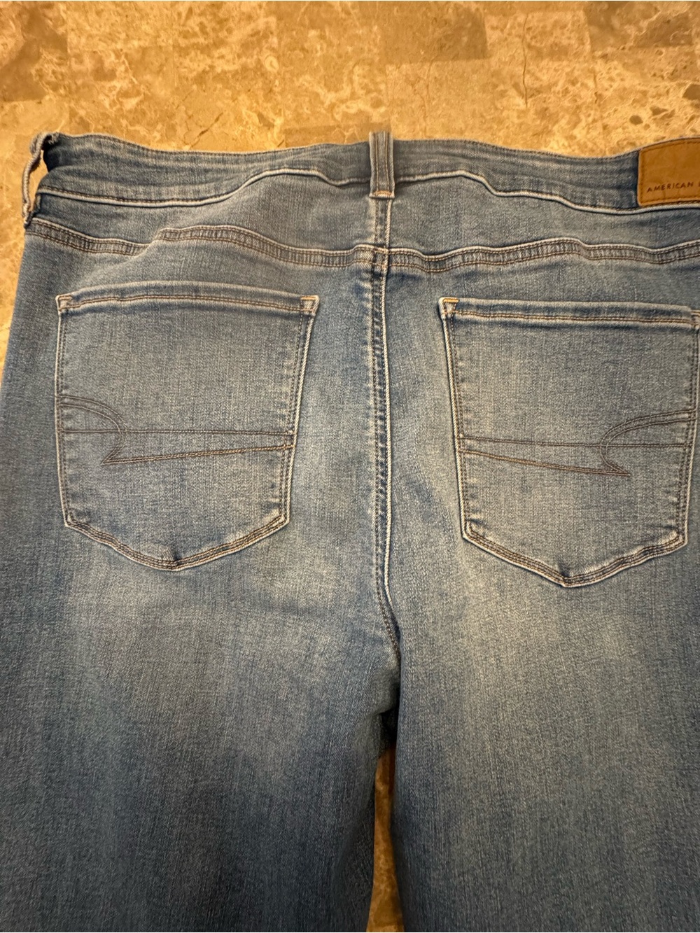 American Eagle Outfitters Hi-Rise Skinny Kick Jeans Size 18 Long - Picture 9 of 10